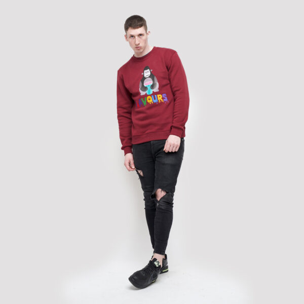 RICH RICH SWEATSHIRT – BURGUNDY